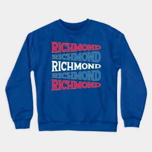 NATIONAL TEXT ART USA RICHMOND Crewneck Sweatshirt